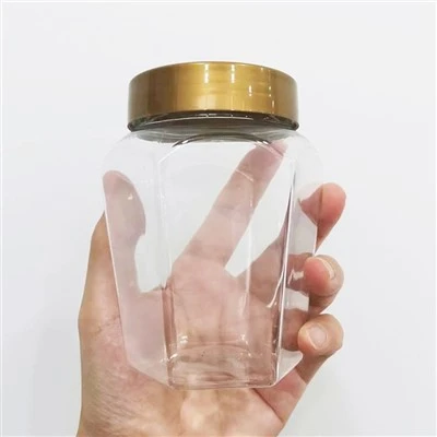 Pots en plastique hexagonaux