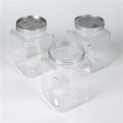 Grand contenant carré en plastique