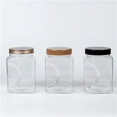 Récipient en plastique transparent 2L