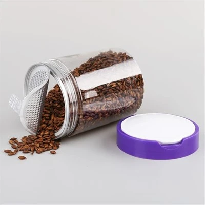 Récipient en plastique pour café moulu