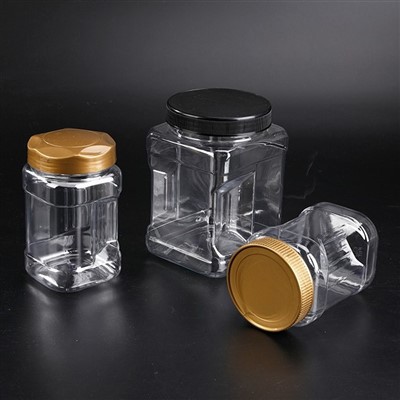 Récipient carré en plastique personnalisé